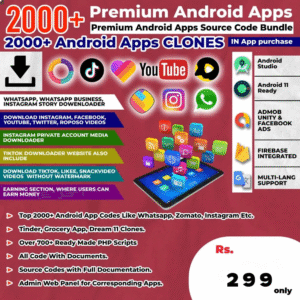 2000+ PREMIUM ANDROID SOURCE CODE BUNDLE